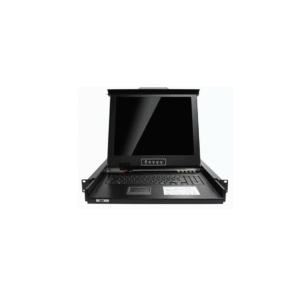 1U rack mount 17" LED KVM switch 8 ports HDB-15 with touch pad+Mouse - AL-V708P